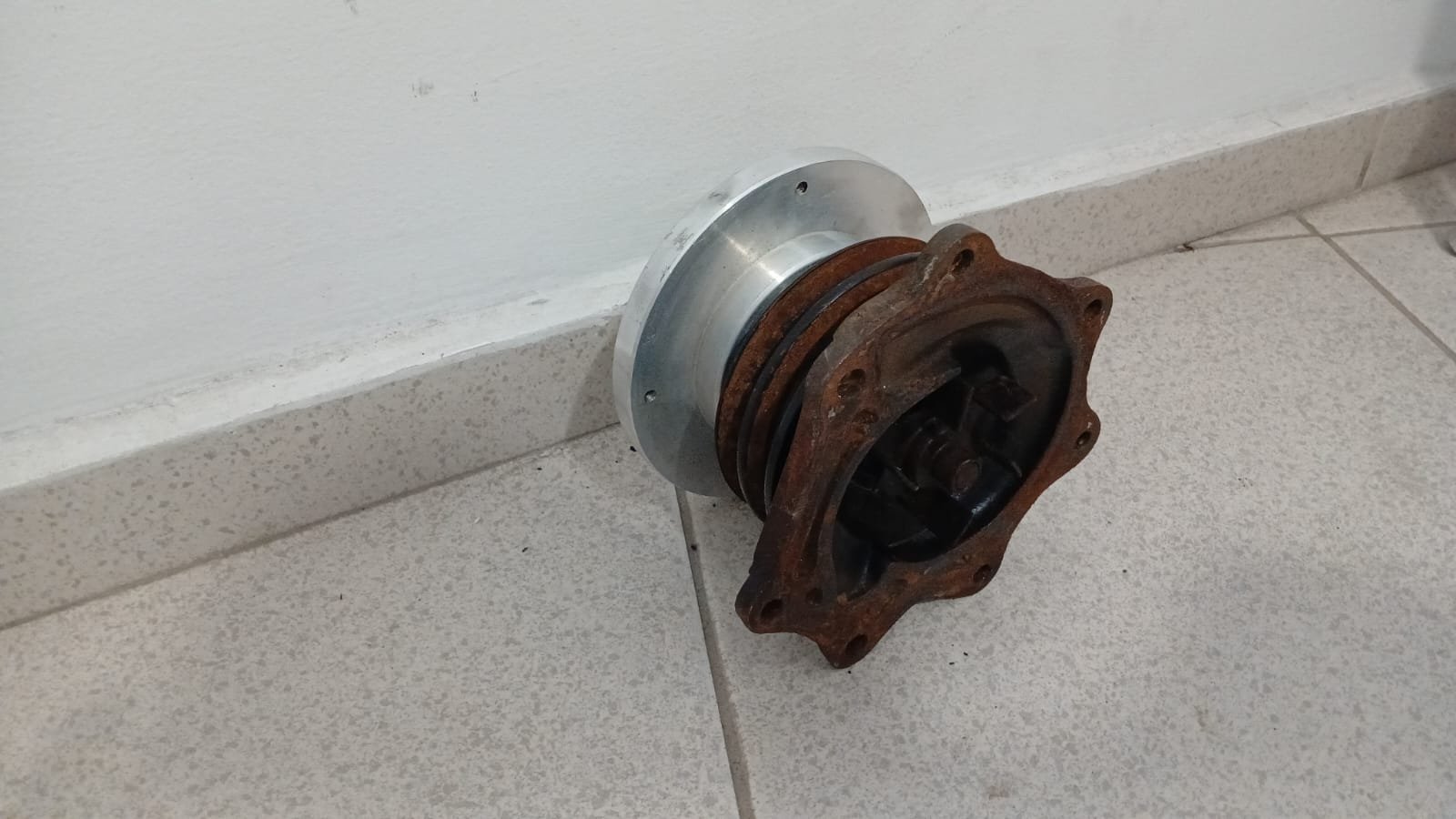 Bomba d’Água do Motor Nissan Frontier D21 1994 – Original Usada - Imagem 8