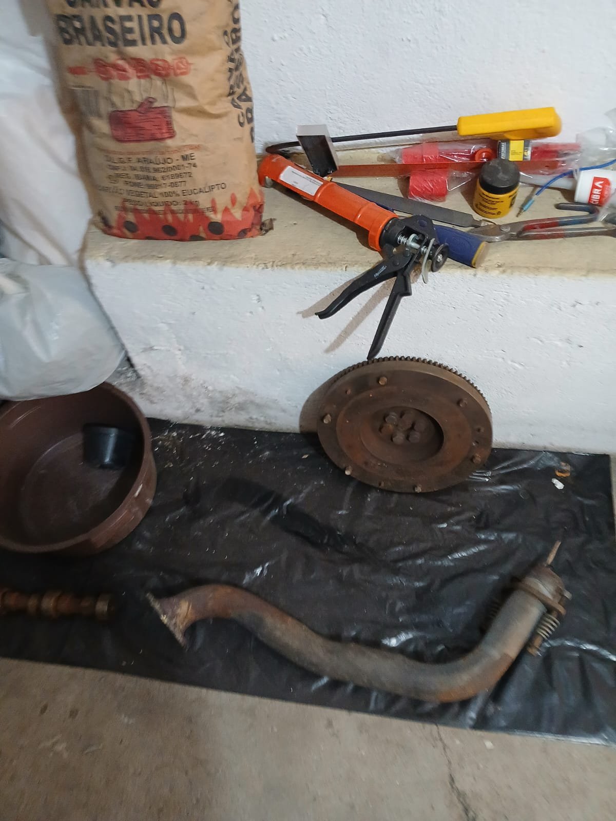 Flange com Tubo do Escapamento Nissan Frontier D21 1994 – Original Usado - Imagem 4